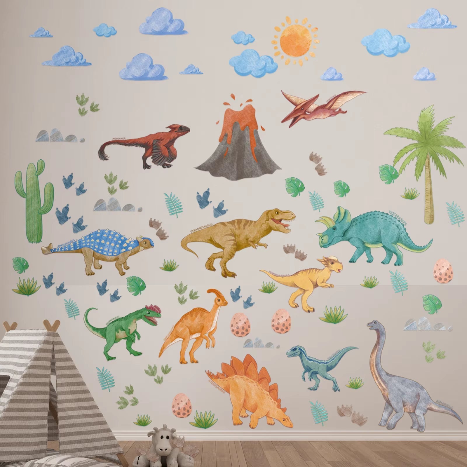 Stickers Muraux Dinosaurenull