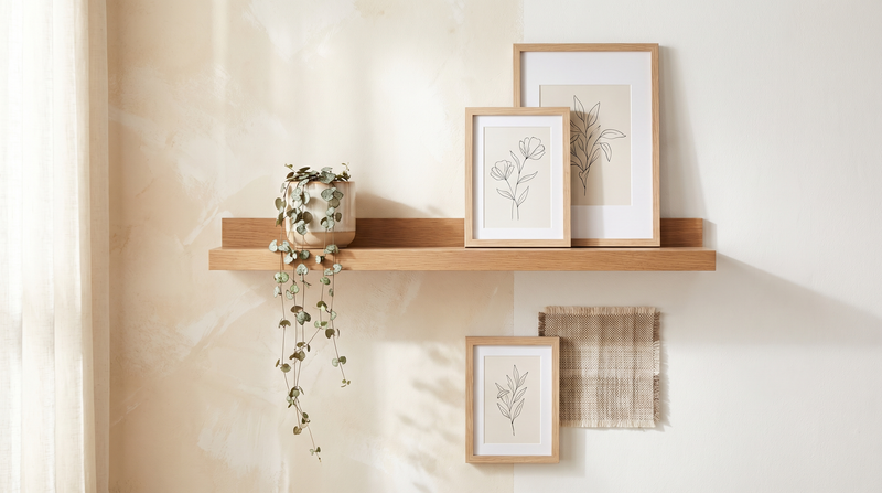 décorer un mur blanc