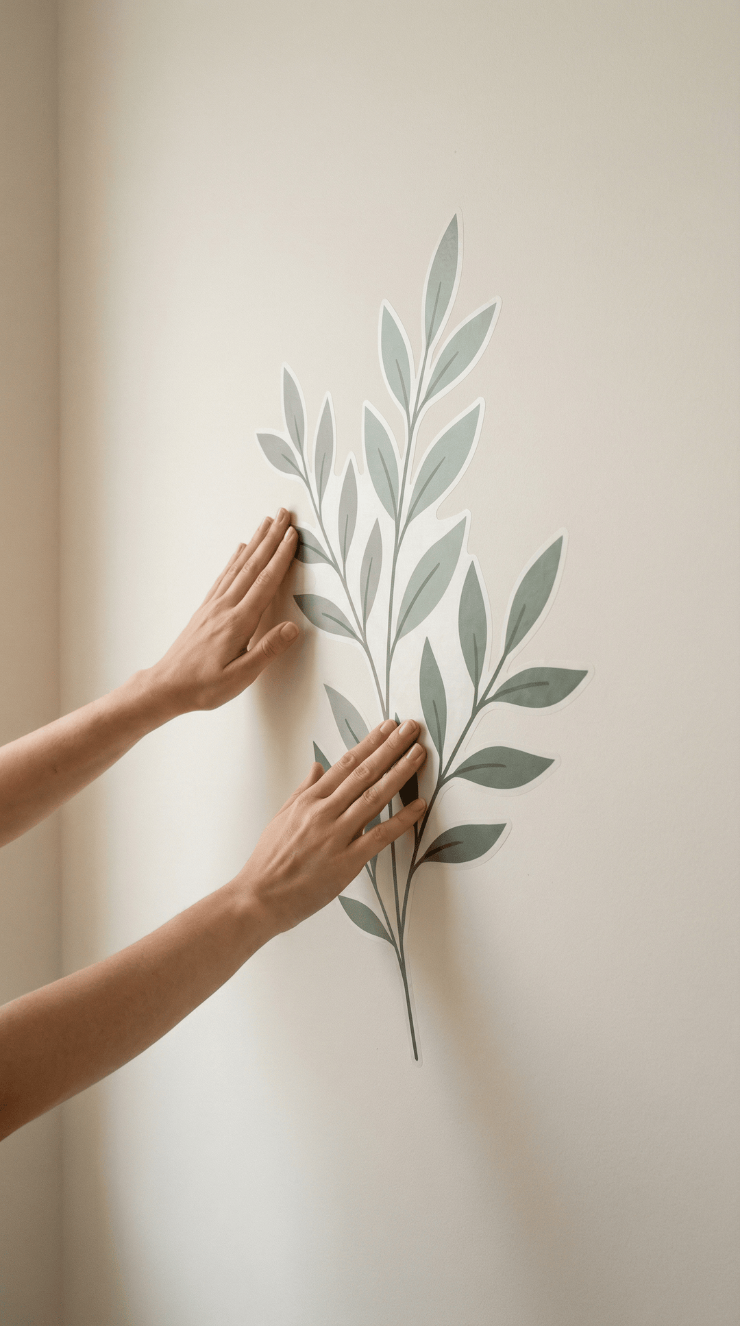 comment coller des stickers muraux mobile