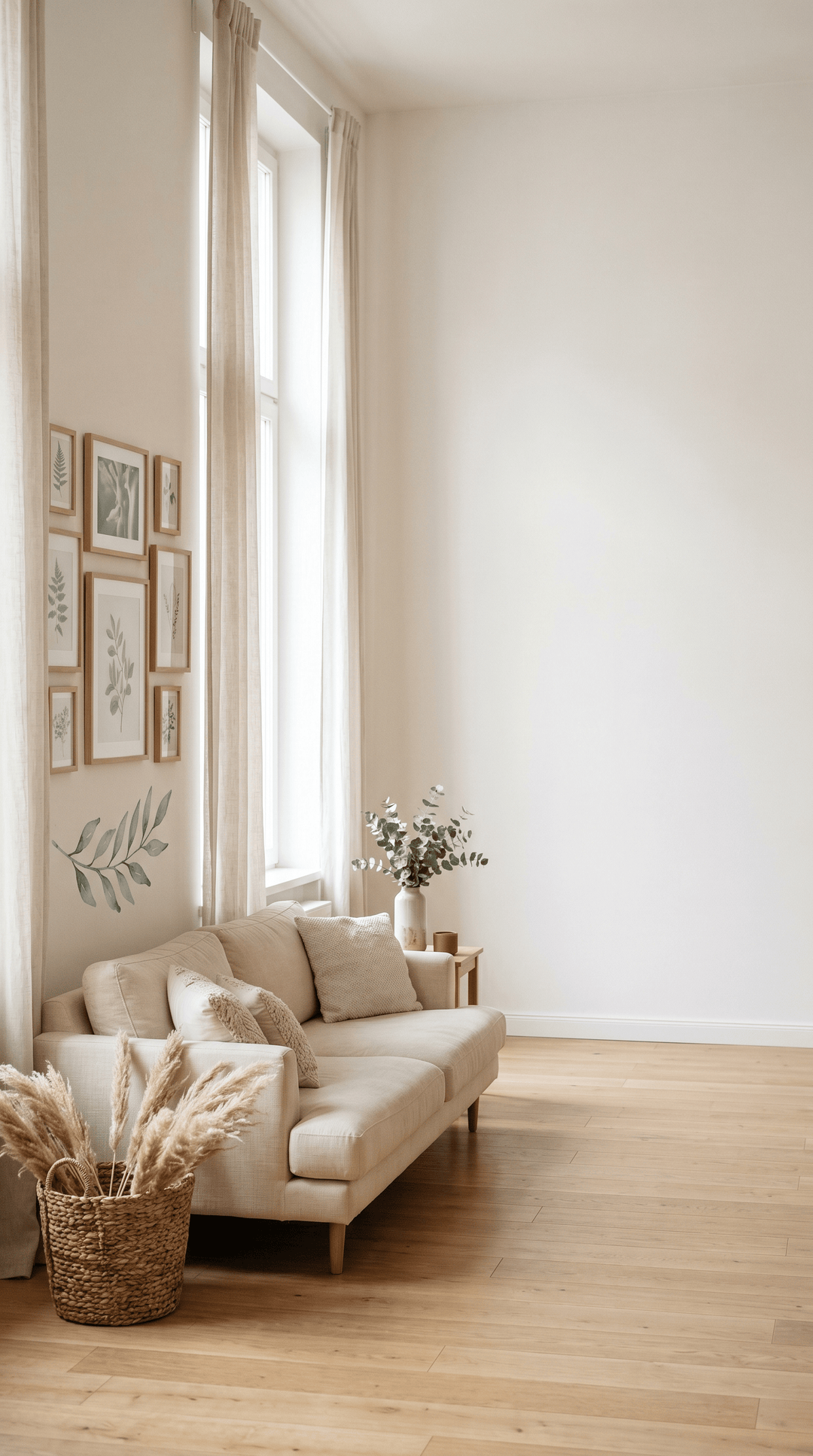 décorer grand mur blanc