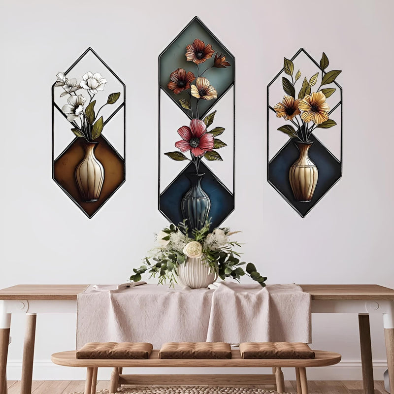 Sticker Mural 3D Plantes Art Déco Contemporain