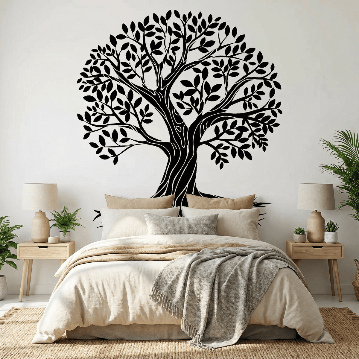 Sticker Mural Arbre de Vie avec Racines
