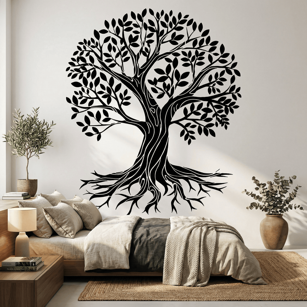Sticker Mural Arbre de Vie avec Racines
