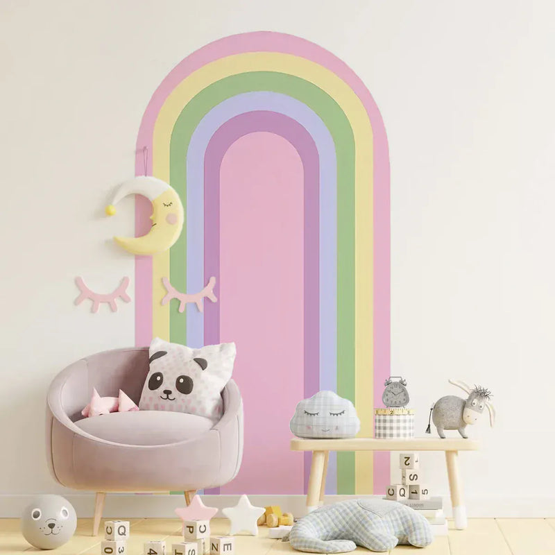 Sticker Mural Arche Arc-en-Ciel
