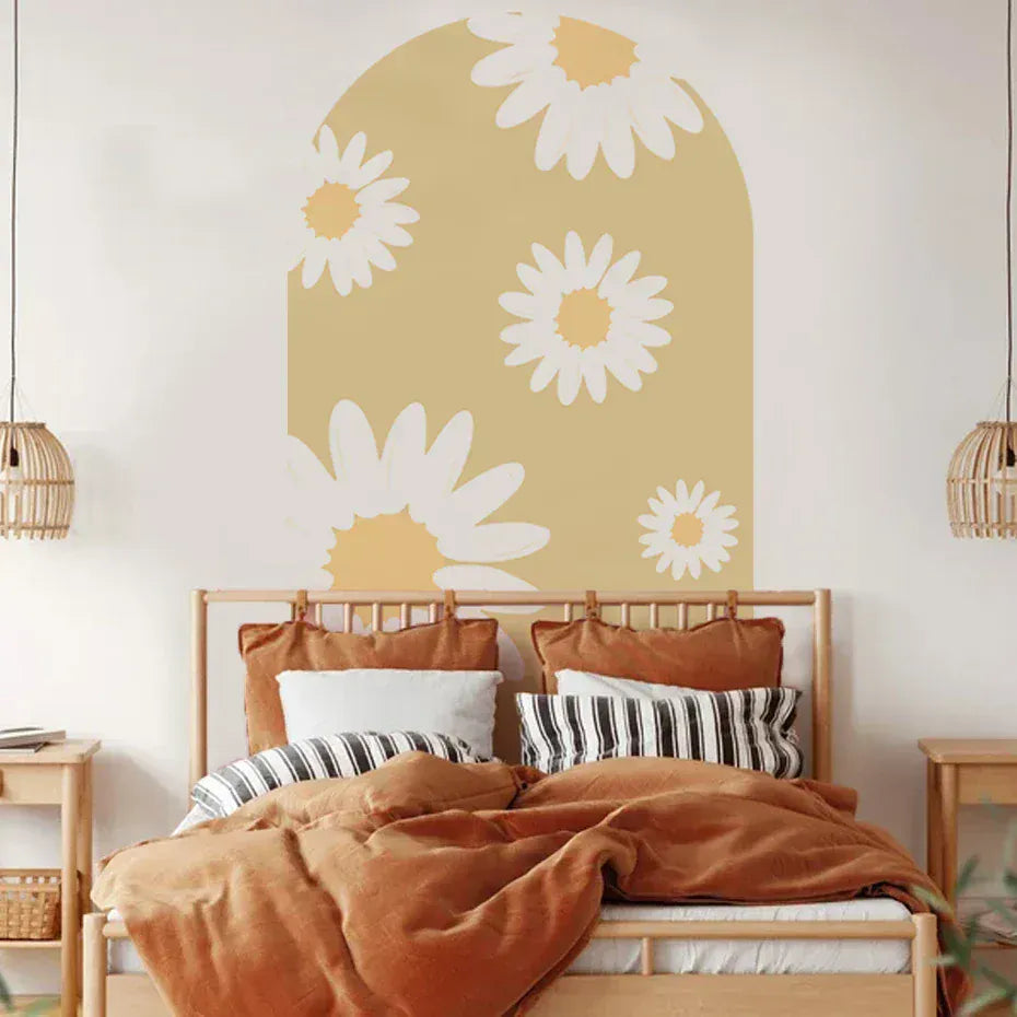 Sticker Mural Arche Marguerites