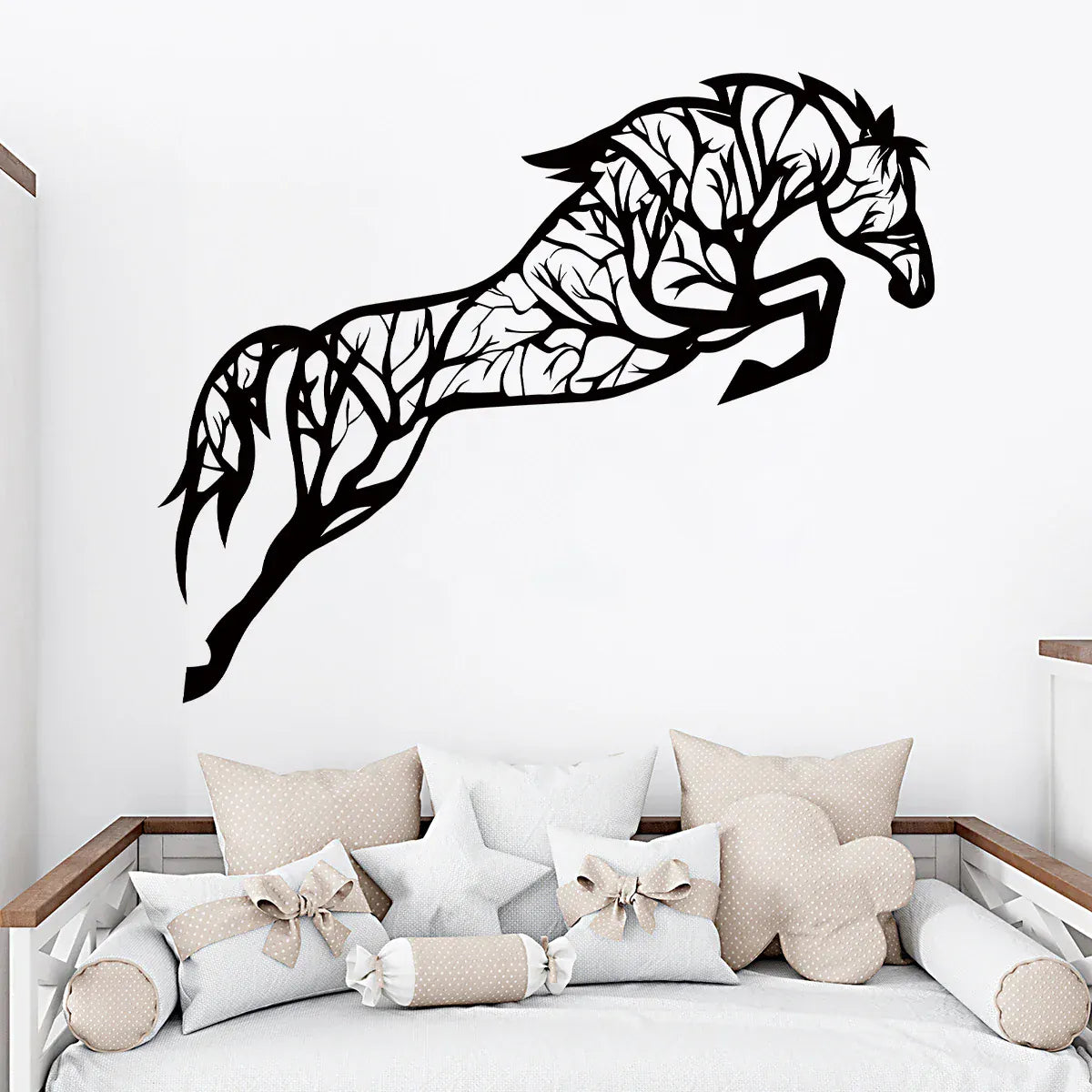 Sticker Mural Cheval Arbre