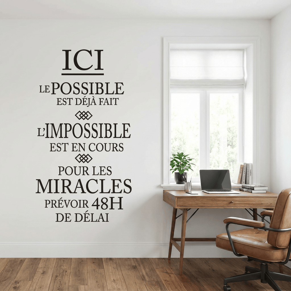 Sticker Mural Citation Inspirante