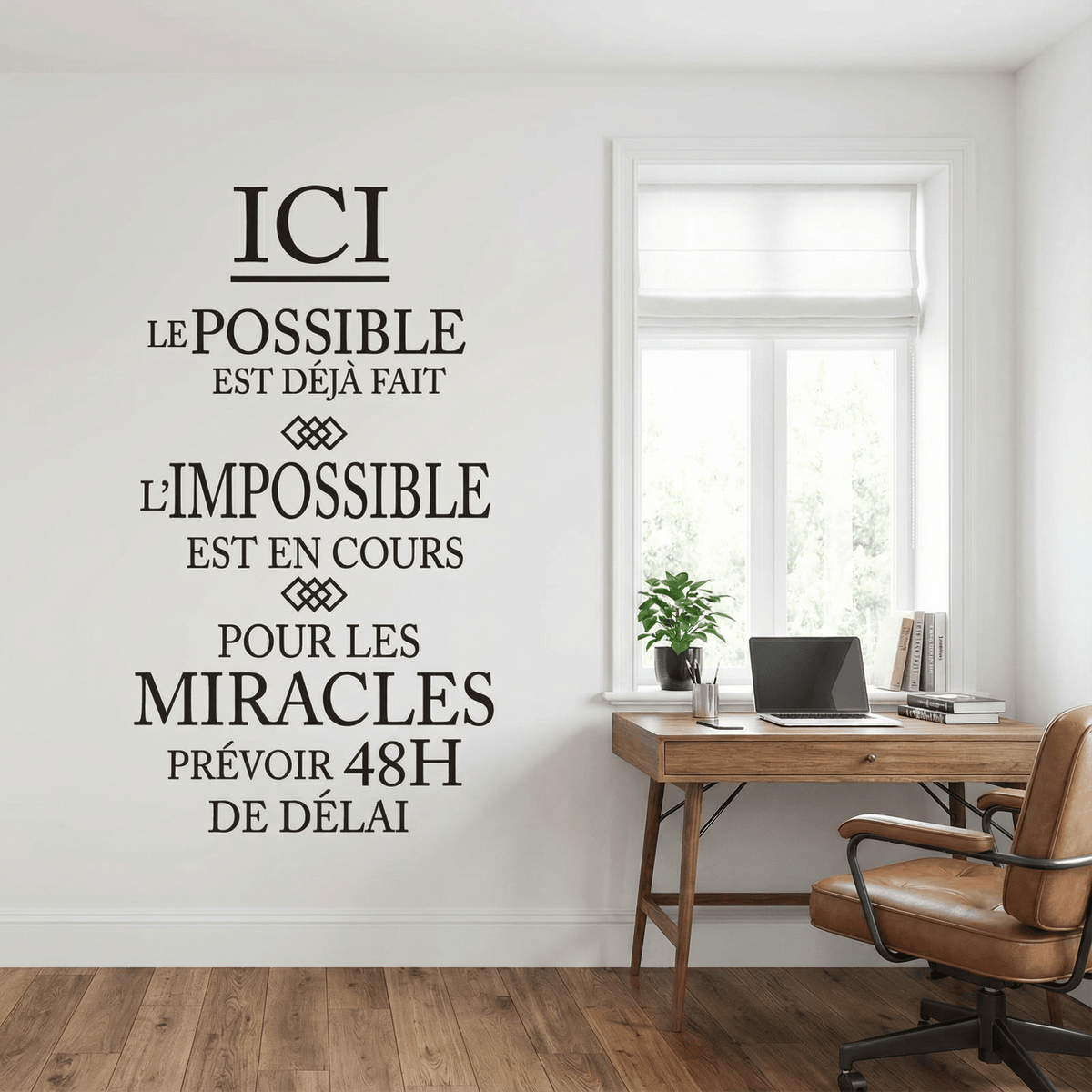 Sticker Mural Citation Inspirante