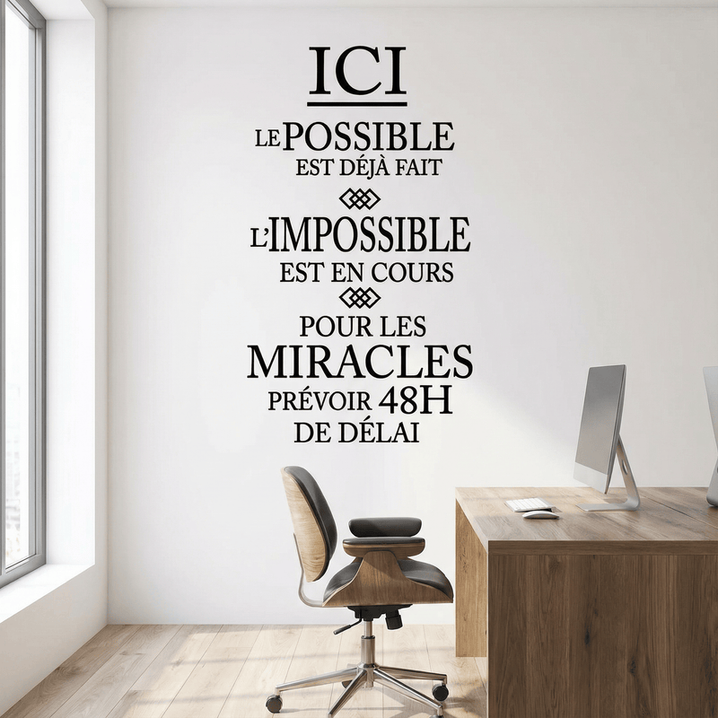 Sticker Mural Citation Inspirante