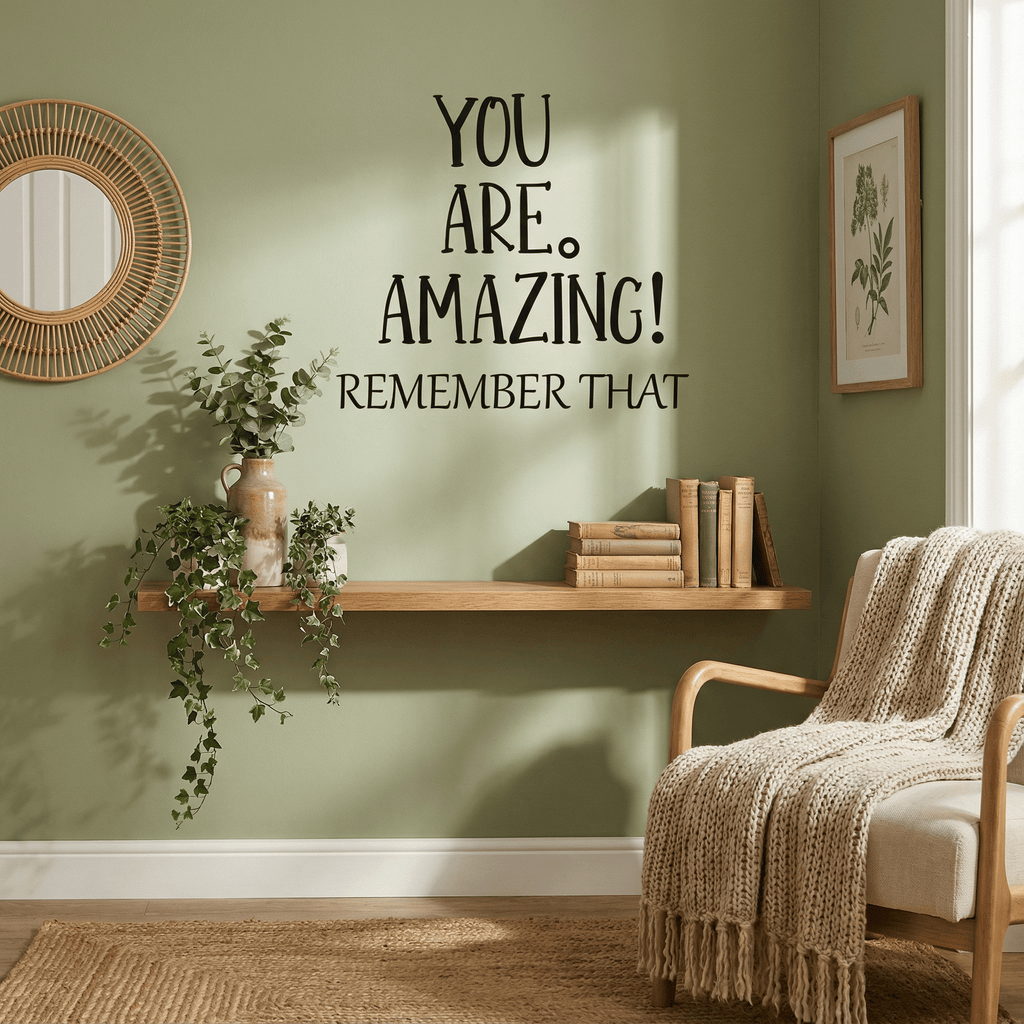 Sticker Mural Citation You Are Amazing