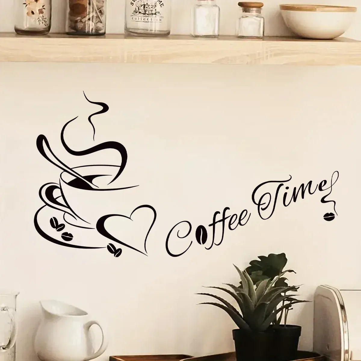 Sticker Mural Cuisine Espace Café