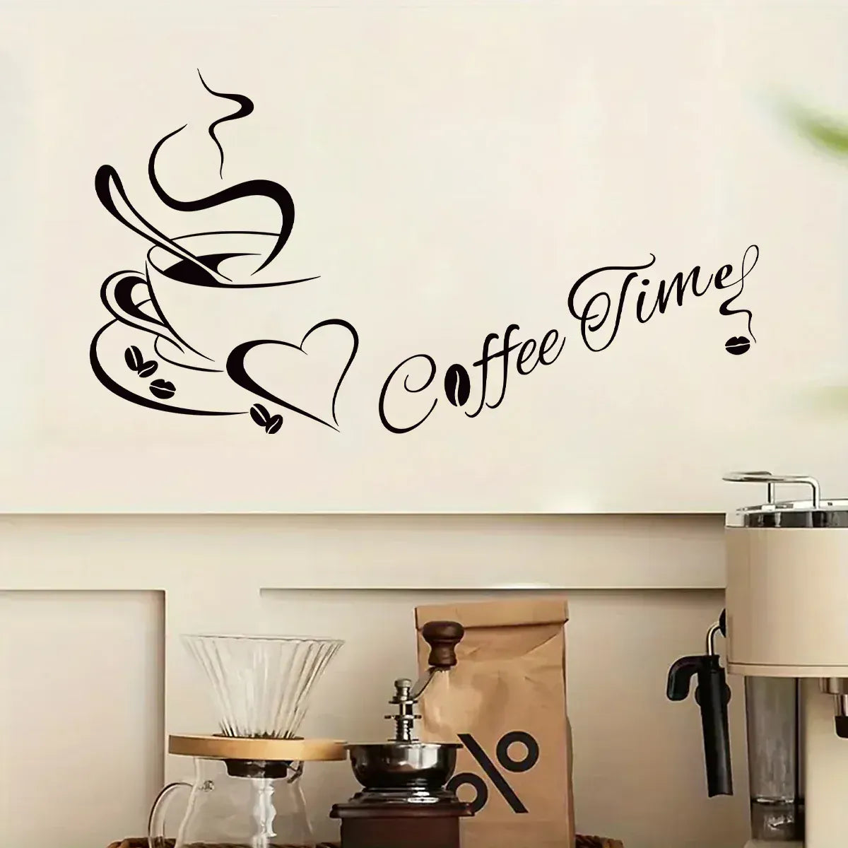 Sticker Mural Cuisine Espace Café