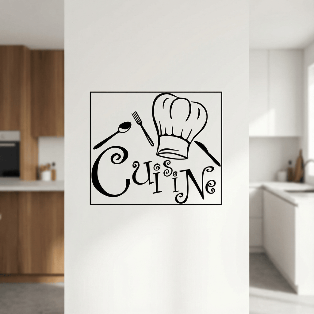 Sticker Mural Cuisine Esprit Chef