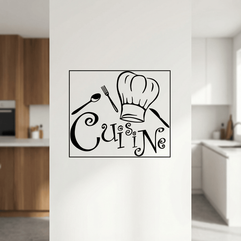 Sticker Mural Cuisine Esprit Chef