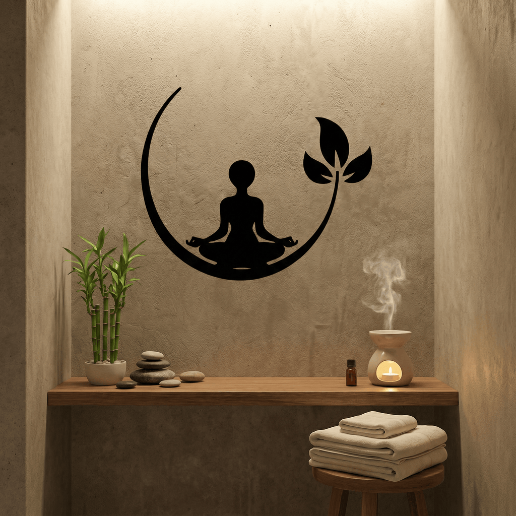 Sticker Mural Méditation Zen