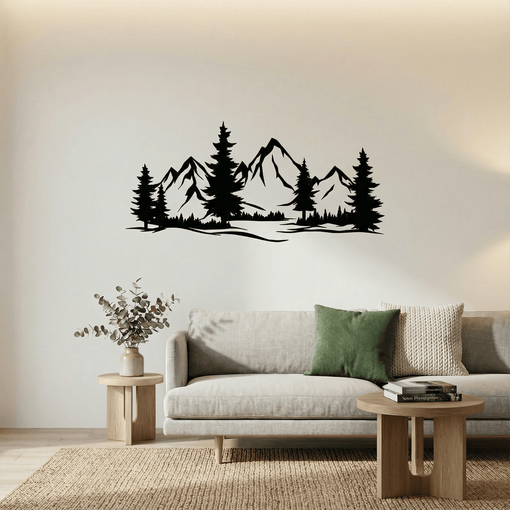 Sticker Mural Paysage Montagne