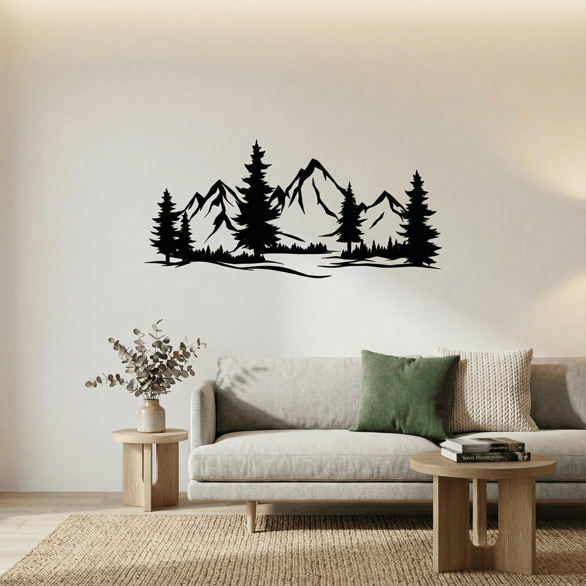 Sticker Mural Paysage Montagne