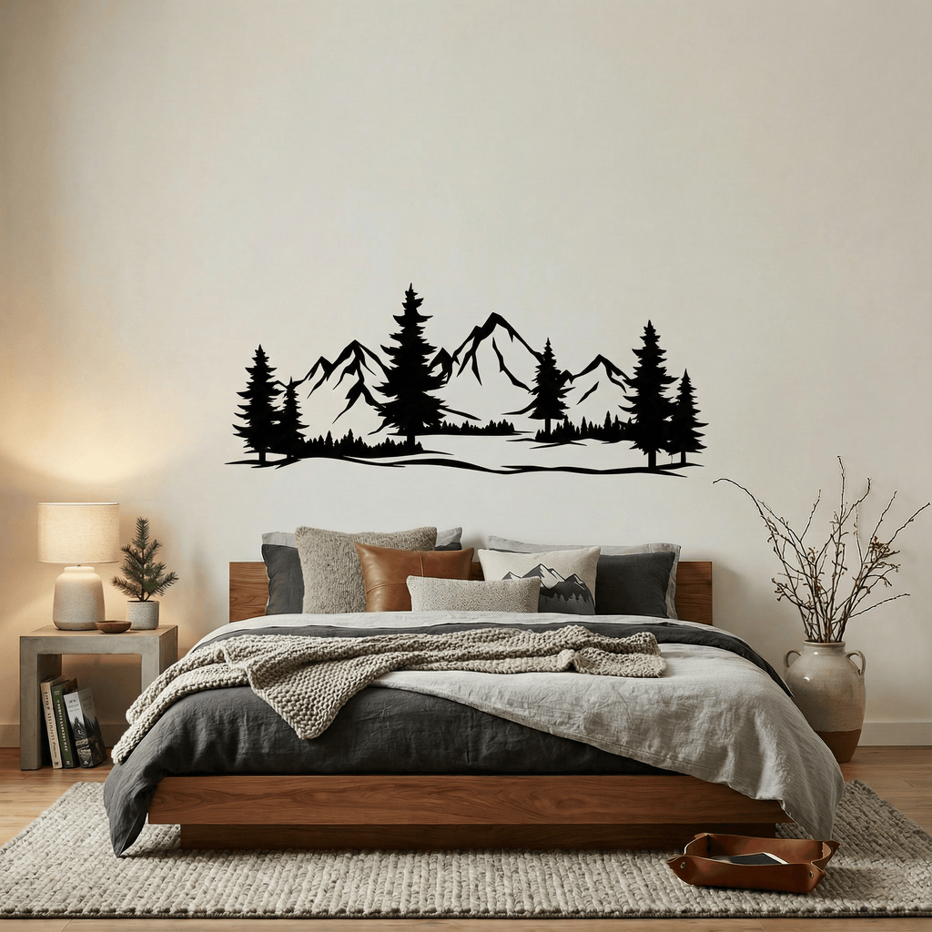 Sticker Mural Paysage Montagne