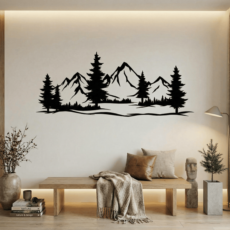 Sticker Mural Paysage Montagne