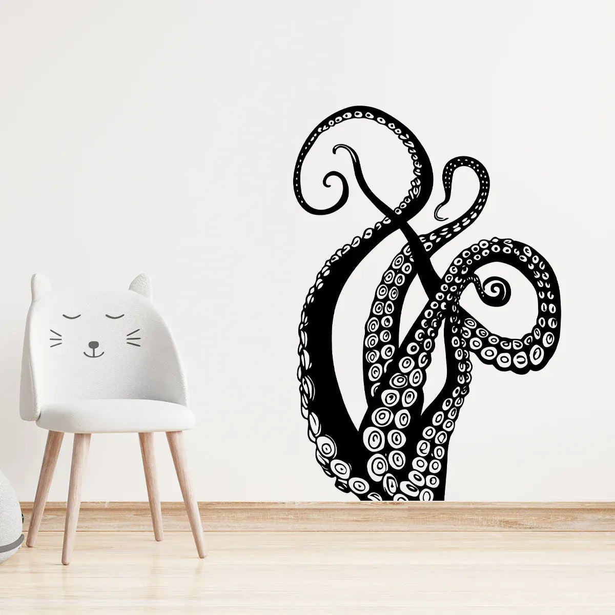 Sticker Mural Pieuvre Tentacules