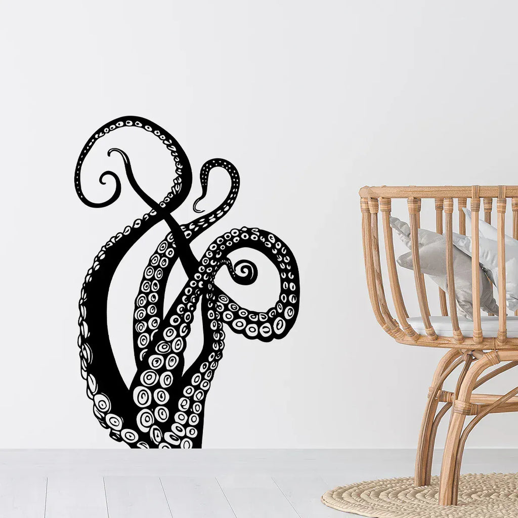 Sticker Mural Pieuvre Tentacules