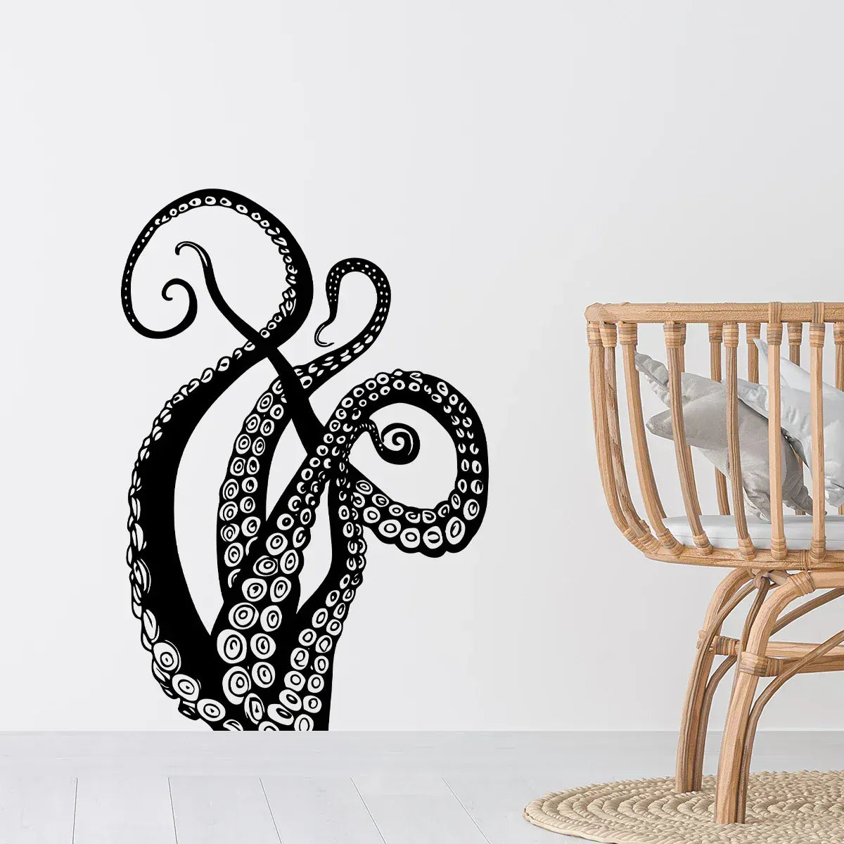 Sticker Mural Pieuvre Tentacules