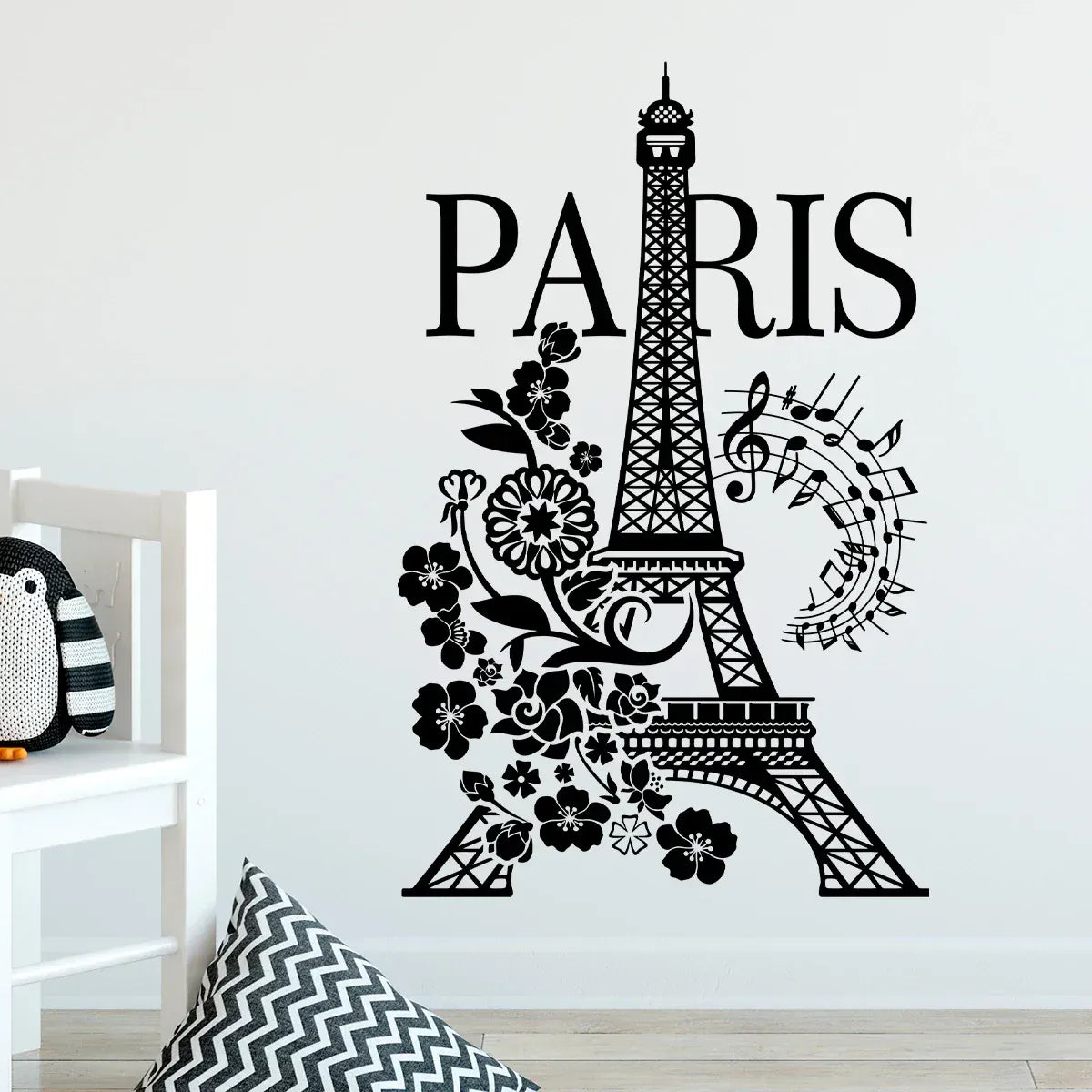 Sticker Mural Tour Eiffel Paris