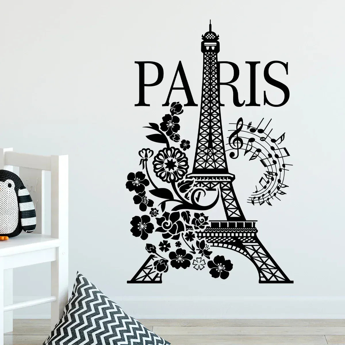 Sticker Mural Tour Eiffel Paris