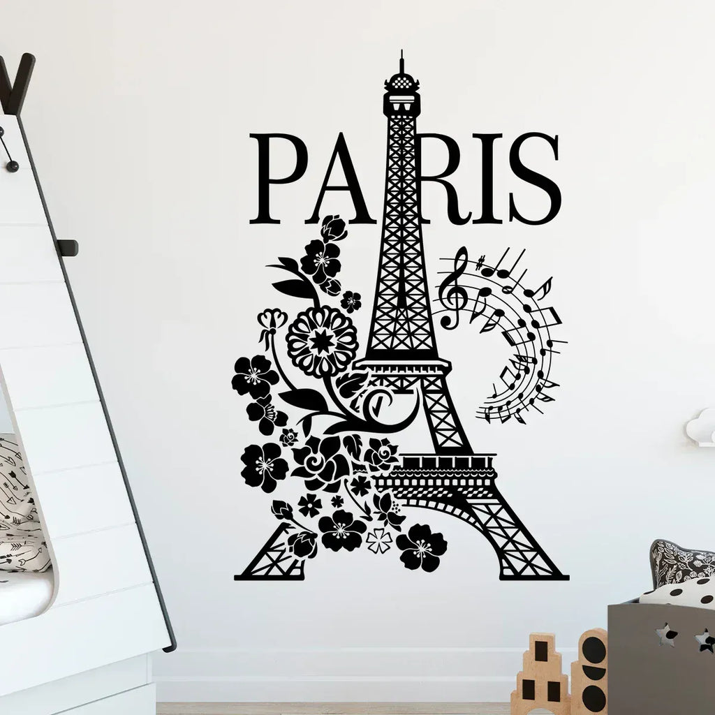 Sticker Mural Tour Eiffel Paris
