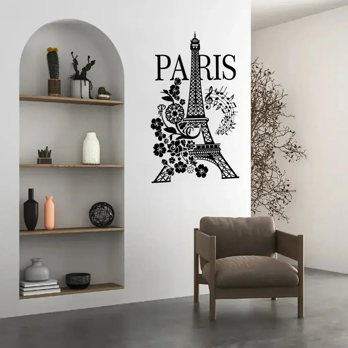 Sticker Mural Tour Eiffel Paris