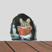 Sticker Mural Trompe l'Œil Souris