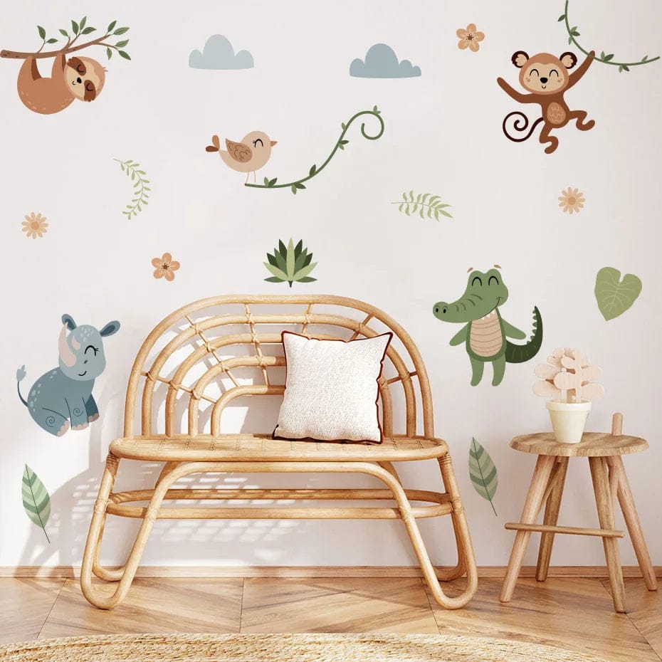 Stickers Muraux Animaux Jungle et Safari