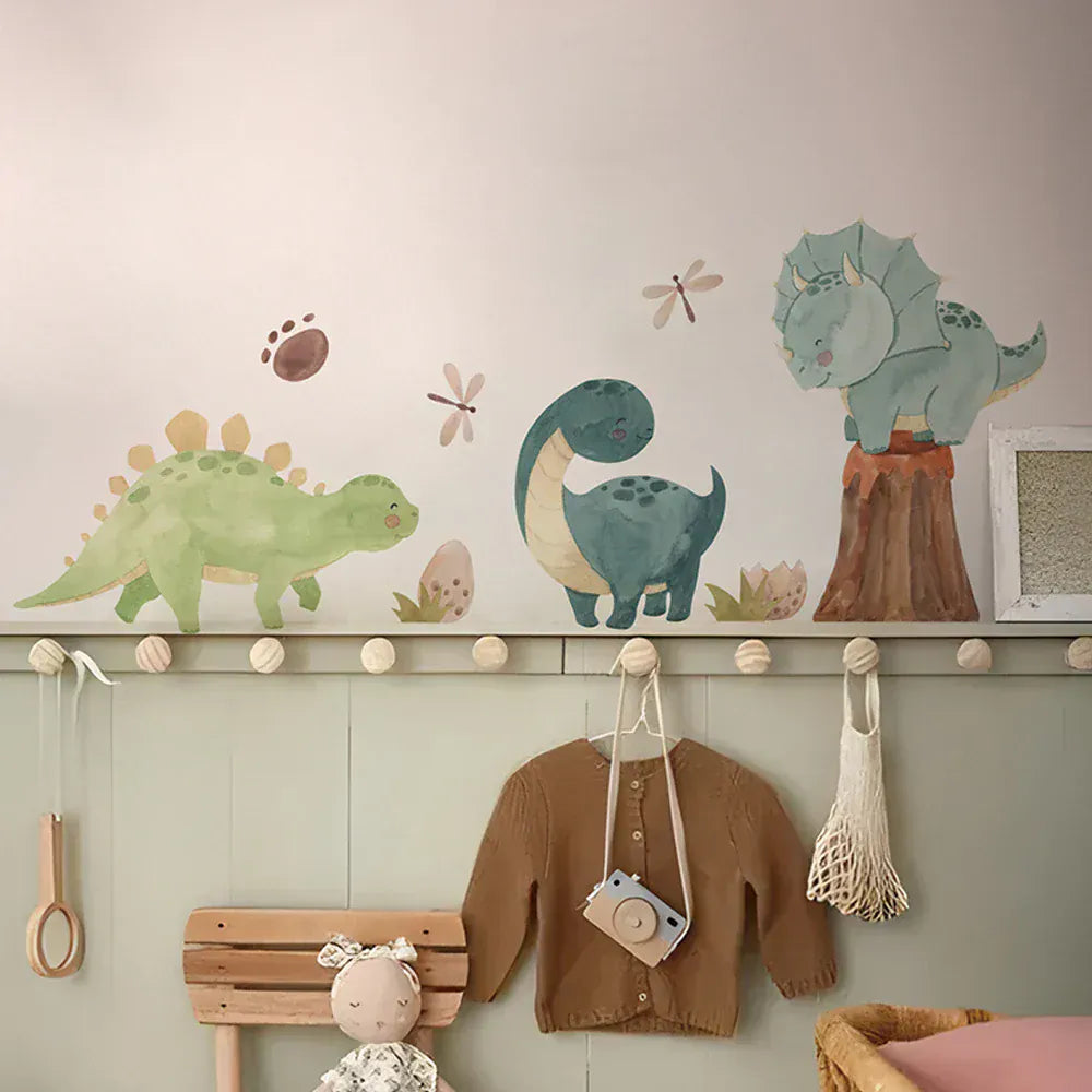 Stickers Muraux Animaux Préhistoriques Chambre Bébé