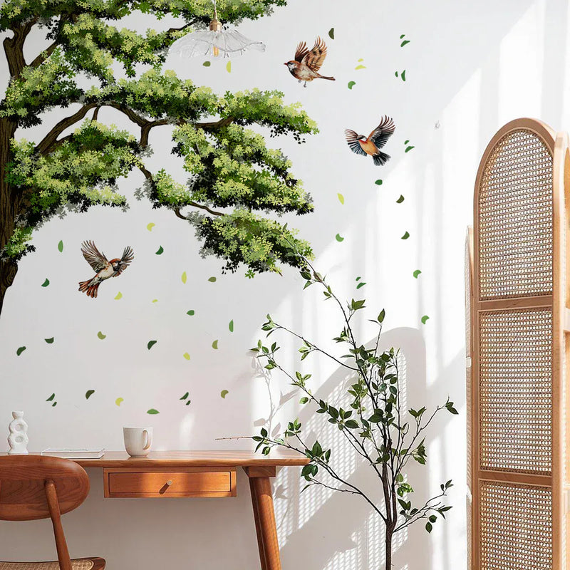 Stickers Muraux Arbre avec Oiseaux