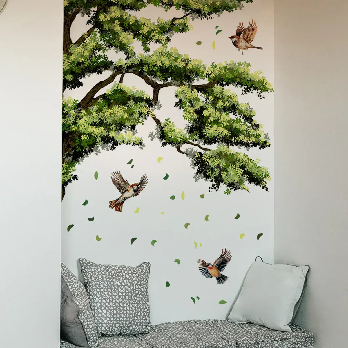 Stickers Muraux Arbre avec Oiseaux