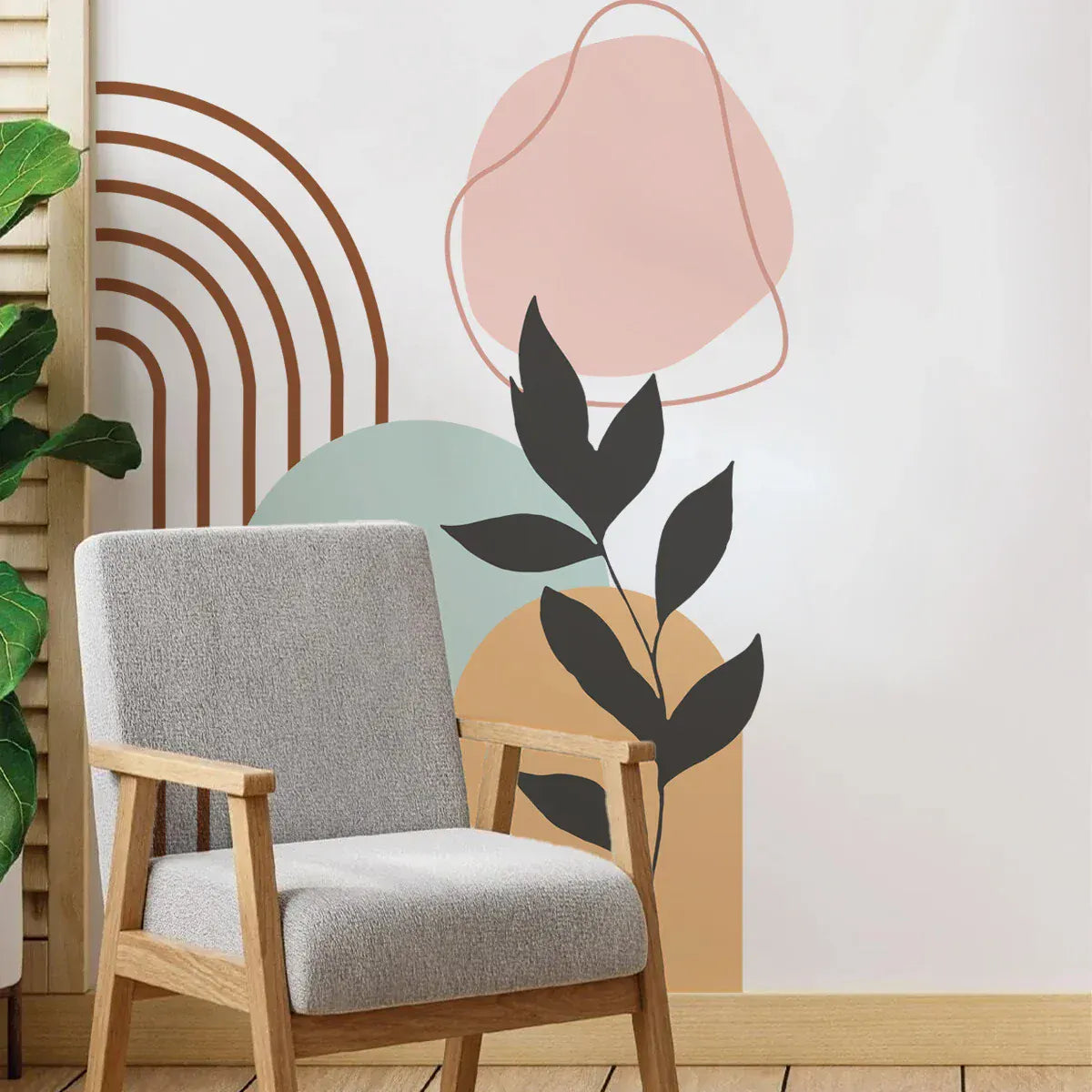 Stickers Muraux Arche Abstraite