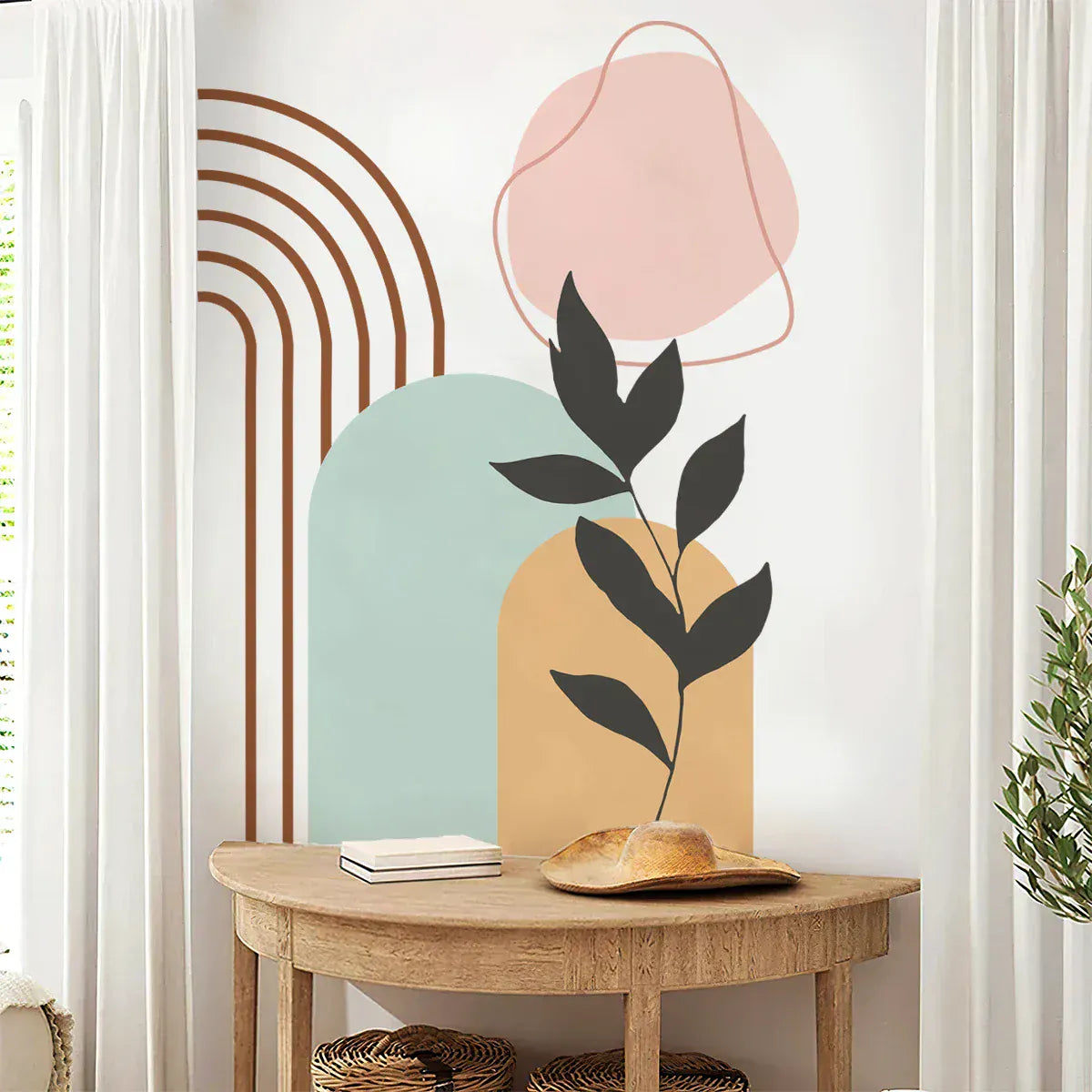 Stickers Muraux Arche Abstraite