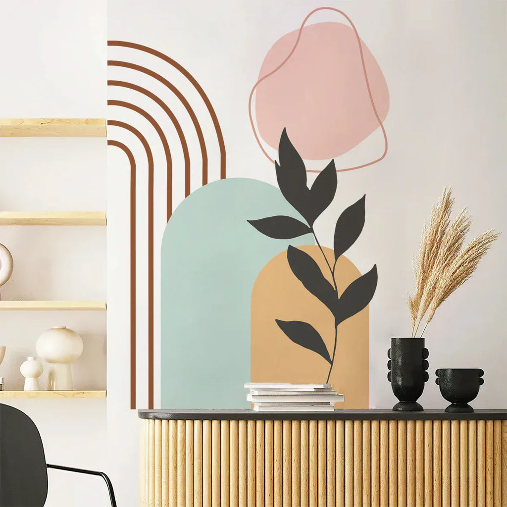 Stickers Muraux Arche Abstraite Droite