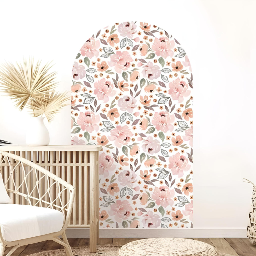 Stickers Muraux Arche Fleurie