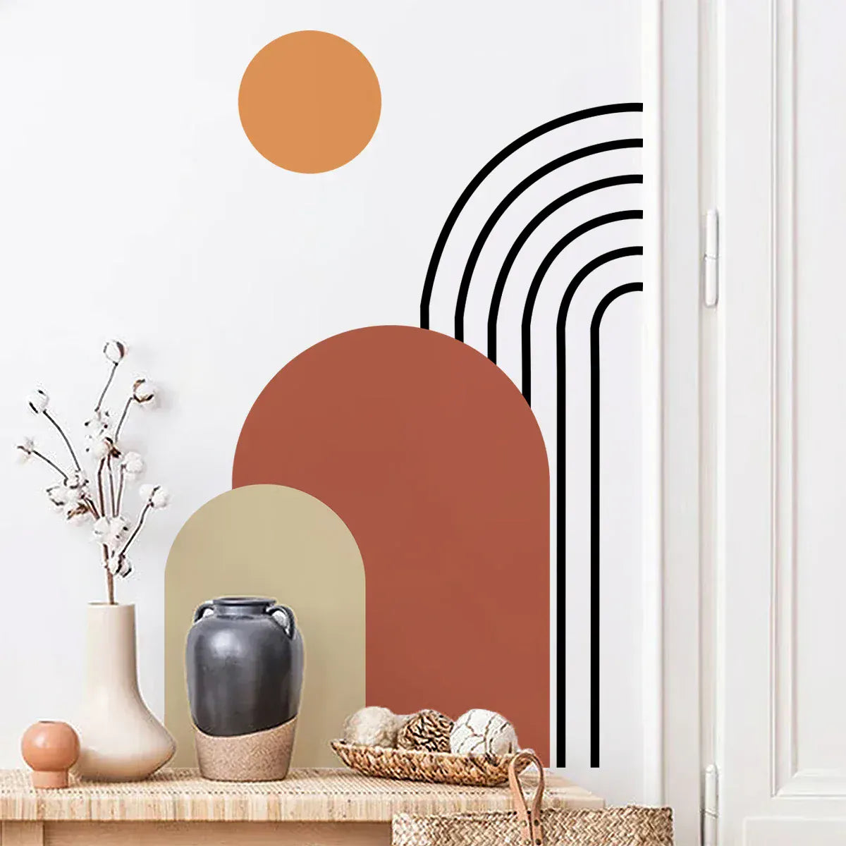 Stickers Muraux Arche Terracotta