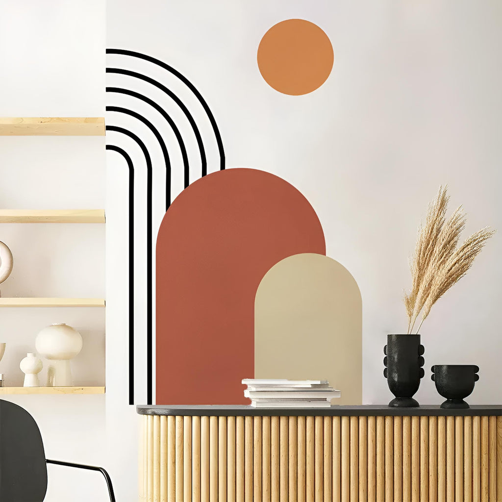 Stickers Muraux Arche Terracotta