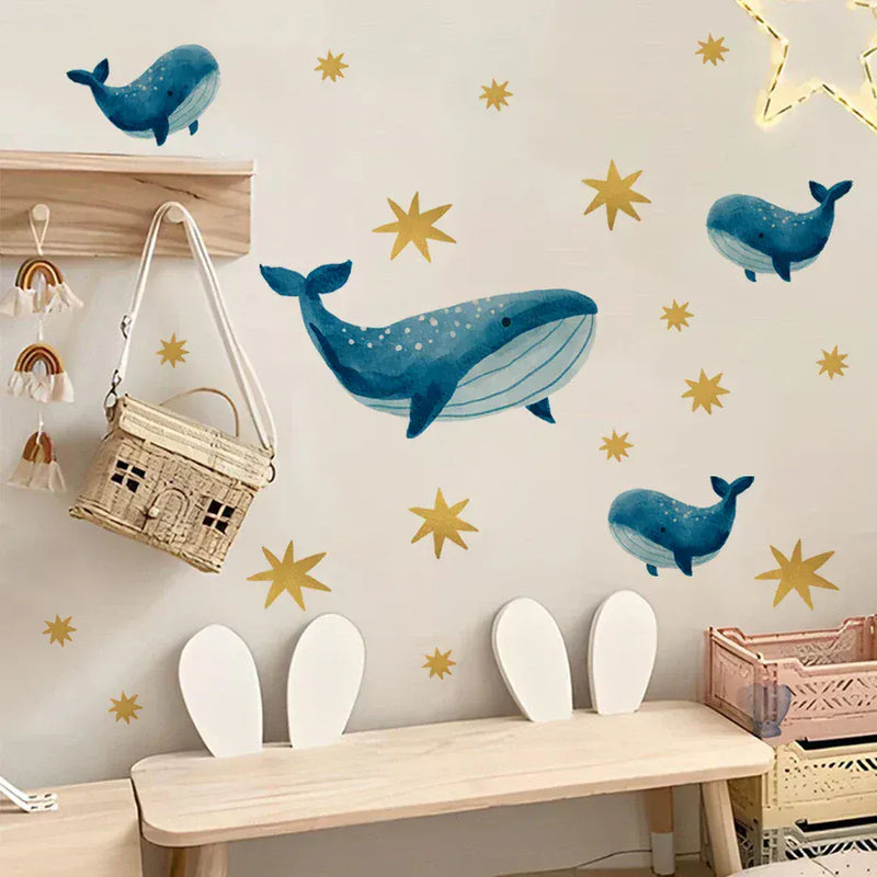 Stickers Muraux Baleine Chambre Bébé