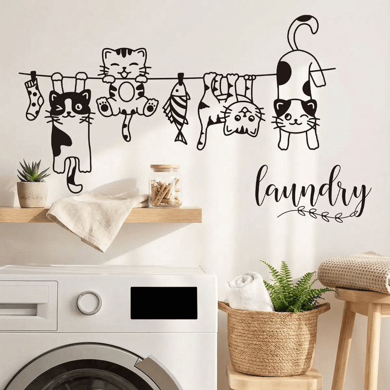 Stickers Muraux Buanderie