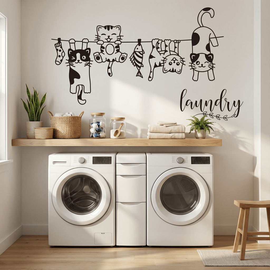 Stickers Muraux Buanderie