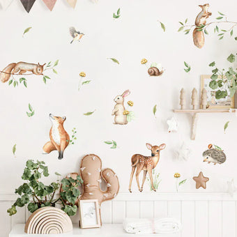 Pack forêt enchantée - animaux de la forêt chambre bébé