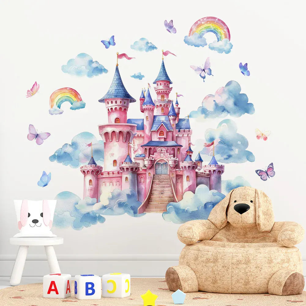 Stickers Muraux Château de Princesse