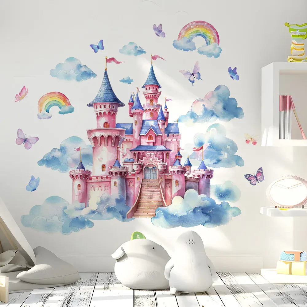 Stickers Muraux Château de Princesse