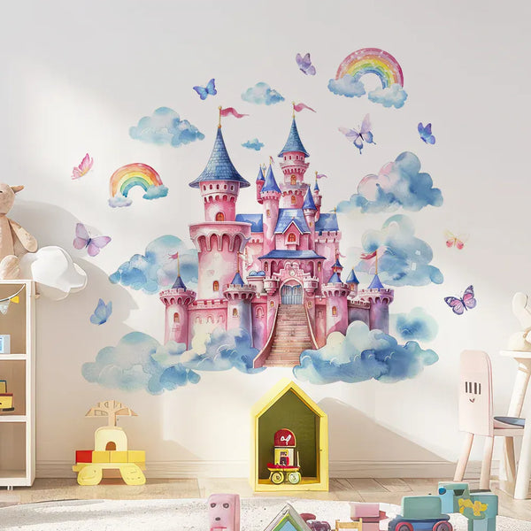 Stickers Muraux Château de Princesse