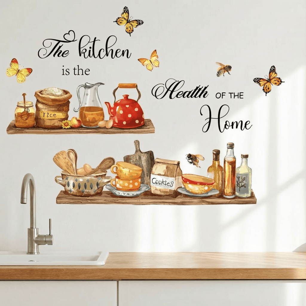Stickers Muraux Cuisine Campagne
