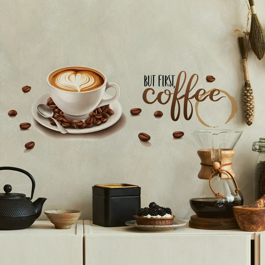 Stickers Muraux Cuisine Tasse de Café